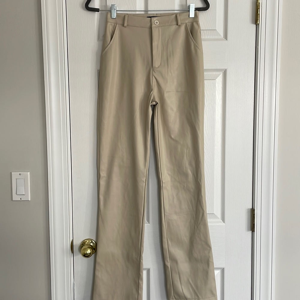 Pretty little thing beige dress pants